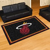 Miami Heat 5ft. x 8 ft. Plush Area Rug, 9315