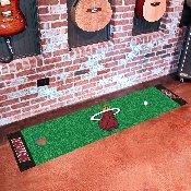 Miami Heat Putting Green Mat - 1.5ft. x 6ft., 9319