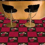 Miami Heat Team Carpet Tiles - 45 Sq Ft., 9320
