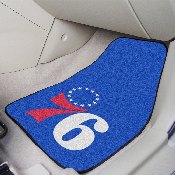 Philadelphia 76ers Front Carpet Car Mat Set - 2 Pieces, 9373