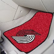 Portland Trail Blazers Front Carpet Car Mat Set - 2 Pieces, 9389