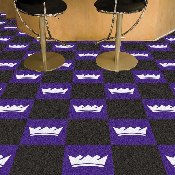 Sacramento Kings Team Carpet Tiles - 45 Sq Ft., 9400