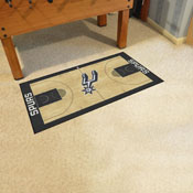 NBA - San Antonio Spurs Large Court Runner 29.5x54, 9402