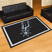 San Antonio Spurs 5ft. x 8 ft. Plush Area Rug, 9403