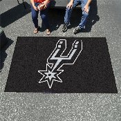 San Antonio Spurs Ulti-Mat Rug - 5ft. x 8ft. - Spur Primary Logo, 9404