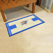 Oklahoma City Thunder Large Court Runner Rug - 30in. x 54in., 9410