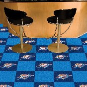 Oklahoma City Thunder Team Carpet Tiles - 45 Sq Ft., 9416
