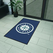 Seattle Mariners High-Traffic Mat with Durable Rubber Backing, AGS-9647