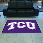 TCU High-Traffic Mat with Durable Rubber Backing, AGS-7895