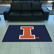 Illinois 4X6 High-Traffic Mat with Durable Rubber Backing - Landscape Orientation, 9753