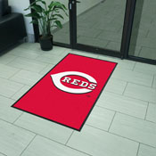 Cincinnati Reds High-Traffic Mat with Durable Rubber Backing, AGS-9832