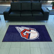 Cleveland Indians High-Traffic Mat with Durable Rubber Backing, AGS-9834