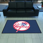 New York Yankees High-Traffic Mat with Durable Rubber Backing, AGS-9856