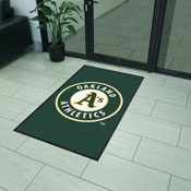 Oakland Athletics High-Traffic Mat with Durable Rubber Backing, AGS-9858