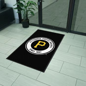 Pittsburgh Pirates High-Traffic Mat with Durable Rubber Backing, AGS-9860