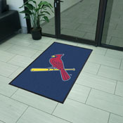St. Louis Cardinals High-Traffic Mat with Durable Rubber Backing, AGS-9866