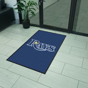 Tampa Bay Rays High-Traffic Mat with Durable Rubber Backing, AGS-9868