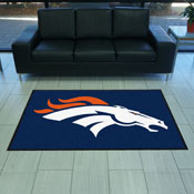 Denver Broncos High-Traffic Mat with Durable Rubber Backing, AGS-7764