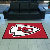 Kansas City Chiefs High-Traffic Mat with Durable Rubber Backing, AGS-6714