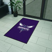 Charlotte Hornets High-Traffic Mat with Durable Rubber Backing, AGS-9902