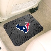 Houston Texans Back Seat Car Utility Mat - 14in. x 17in. - Bull Head Primary Logo, 9968