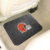Cleveland Browns Back Seat Car Utility Mat - 14in. x 17in. - Browns Helmet Primary Logo, 9977