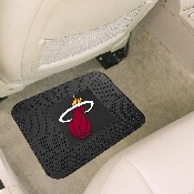 Miami Heat Back Seat Car Utility Mat - 14in. x 17in., 10015