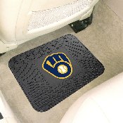 Milwaukee Brewers Back Seat Car Utility Mat - 14in. x 17in., 10041