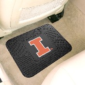 Illinois Illini Back Seat Car Utility Mat - 14in. x 17in., 10071