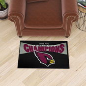 Arizona Cardinals 2009 NFC Conference Champions Starter Mat Accent Rug - 19in. x 30in., 10168