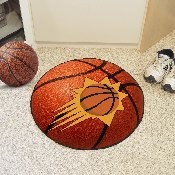 Phoenix Suns Basketball Rug - 27in. Diameter - Sun Basketball Primary Logo, 10199