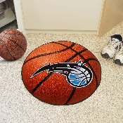 Orlando Magic Basketball Rug - 27in. Diameter - Magic Basketball Primary Logo, 10201