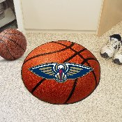 New Orleans Pelicans Basketball Rug - 27in. Diameter - Pelican Primary Logo, 10203