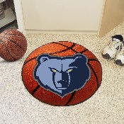 Memphis Grizzlies Basketball Rug - 27in. Diameter - Grizzly Head Primary Logo, 10208