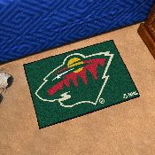 Minnesota Wild Starter Mat Accent Rug - 19in. x 30in. - Wild Head Primary Logo, 10268