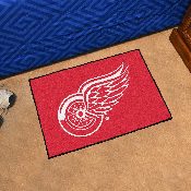 Detroit Red Wings Starter Mat Accent Rug - 19in. x 30in. - Red Wing Primary Logo, 10270