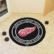 Detroit Red Wings Hockey Puck Rug - 27in. Diameter, 10271
