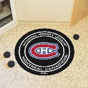 Montreal Canadiens Hockey Puck Rug - 27in. Diameter, 10275