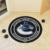 Vancouver Canucks Hockey Puck Rug - 27in. Diameter, 10285