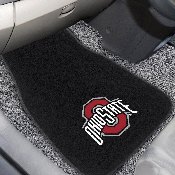 Ohio State Buckeyes Embroidered Car Mat Set - 2 Pieces, 10301