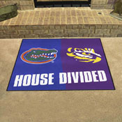 House Divided - Florida / LSU House Divided House Divided Rug - 34 in. x 42.5 in., 10304