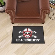 Nebraska Cornhuskers Starter Mat Accent Rug - 19in. x 30in., Blackshirts, 10339