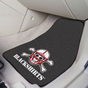 Nebraska Cornhuskers Front Carpet Car Mat Set - 2 Pieces, Blackshirts, 10340