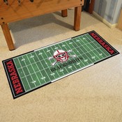 Nebraska Cornhuskers Field Runner Mat - 30in. x 72in. - Blackshirts Alternate Logo, 10342