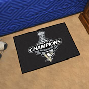Pittsburgh Penguins Starter Mat Accent Rug - 19in. x 30in., 2009 NHL Stanley Cup Champions, 10359
