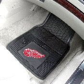 Detroit Red Wings Heavy Duty Car Mat Set - 2 Pieces, 10380