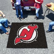 New Jersey Devils Tailgater Rug - 5ft. x 6ft. - NJ Devil Primary Logo, 10414