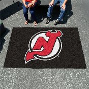 New Jersey Devils Ulti-Mat Rug - 5ft. x 8ft. - NJ Devil Primary Logo, 10415