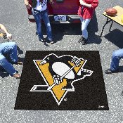 Pittsburgh Penguins Tailgater Rug - 5ft. x 6ft. - Skating Penguin Primary Logo, 10433