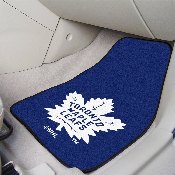 Toronto Maple Leafs Front Carpet Car Mat Set - 2 Pieces, 10443